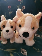 Corgi Dogs Puppies Soft Toys Plush Bundle