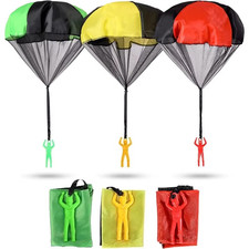 Parachute Toys for Kids Tangle Free Outdoor Flying Parachute Men outside Toys