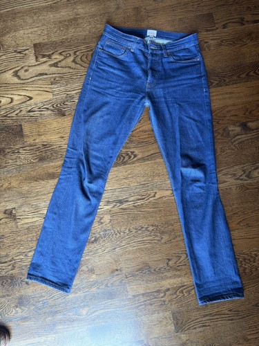 Sunspel blue slim - blue,