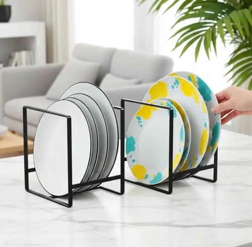 2pc plate storage rack - 2pc,