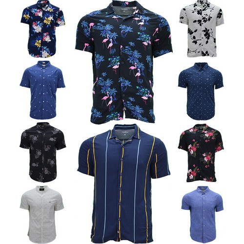 Hollister mens floral shirt - hollister,