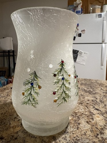 Crackle glass frosted - crackle, vase