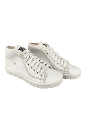 G-Star Rovulc HB Mid Shoes Men's Size US 9 Triple White Sneakers Trainers 
