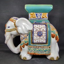 Vintage Ceramic Elephant Plant