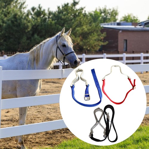Horse throat clamping - , device
