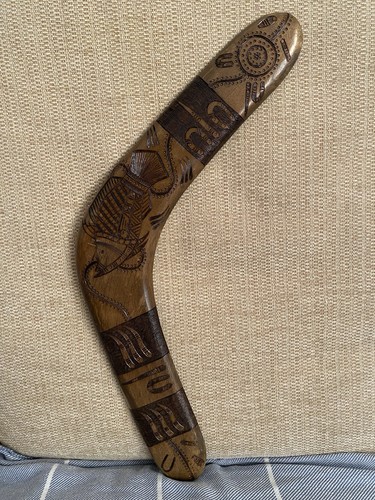 Wood hand carved - hand, 16"