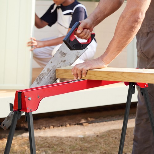 Red foldable saw - foldable, pack
