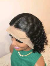 Full Frontal 14x4 Deepwave Lace Front Wig Human Hair Wigs