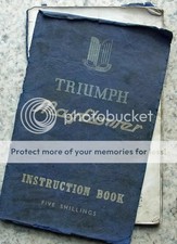 TRIUMPH MAYFLOWER Car Owner's Instruction Handbook 1953 2nd EDITION