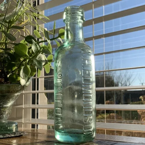 Antique glass edmondson - w.h.,
