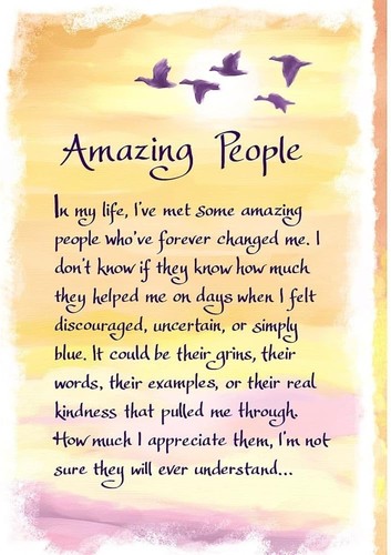 Amazing people life i ve - amazing, i've