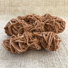 Desert Rose Crystal Selenite Sand Rose Gypsum Large Formation Rust Colour 1.4 Kg