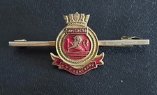 Vintage Antique Enamel Pin Hat