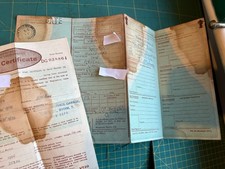 hillman imp van Log Book Old