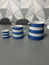 Vintage Blue & White Striped