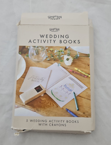 Ginger ray wedding activity - ginger,