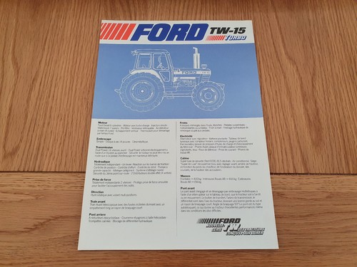 Ford turbo tractor - tw-15,