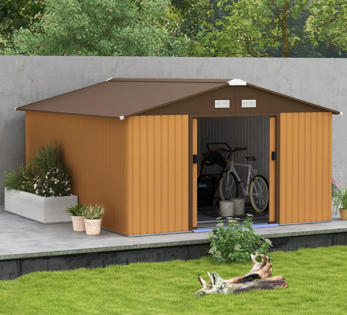 Metal garden shed large - metal,