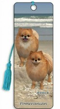 3D Bookmark Pomeranian Small
