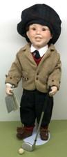 RARE 18" PORCELAIN DOLL