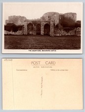 The Courtyard, Beaumaris Castle, Anglesey. Wales - RP Postcard