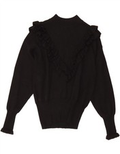 ZARA Womens Ruffle Turtle Neck