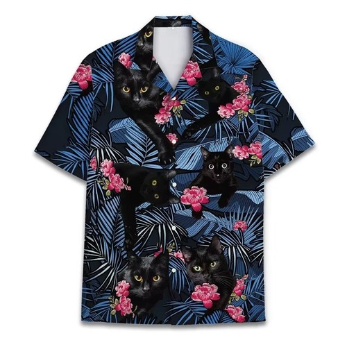 Mens button down black - button,
