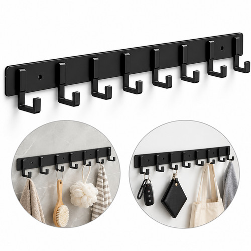 Hooks aluminum key coat - aluminum,