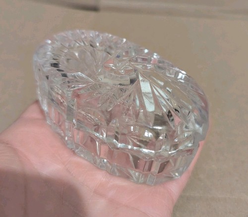 Vintage cut glass small - vintage,