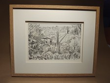 Original framed sketch by