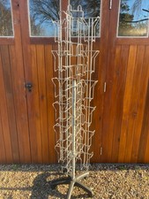 Greeting card spinner rotating stand with brake  178cm high