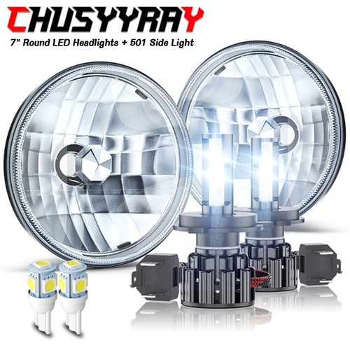 Pair round 7inch led - round,
