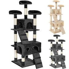 Cat Tree Scratcher Scratching Post Toy Activity Centre Kitten Sisal new