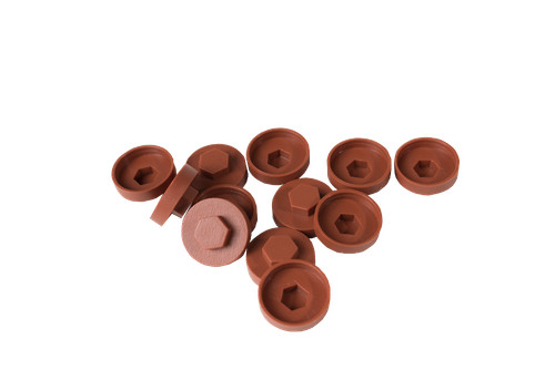 Cladco screw colour caps - screw, (pack