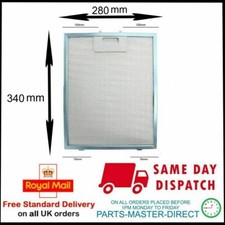 FITS TEKA UNIVERSAL COOKER HOOD WIRE MESH GREASE FILTER 340mm x 280mm pmd