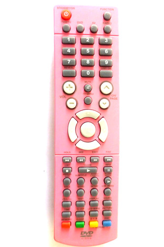 Bush pink dvd combi remote - bush,