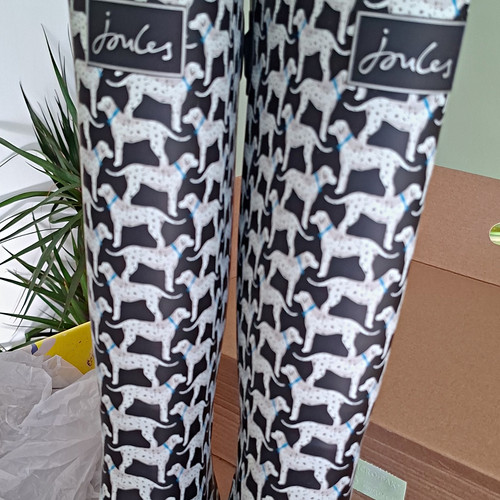 Joules welly print knee - joules,