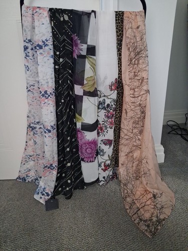 Ladies long scarves bundle - long,