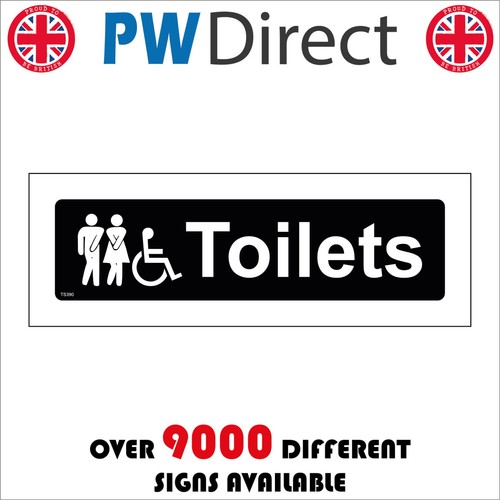 Sign toilets facilities - sign,