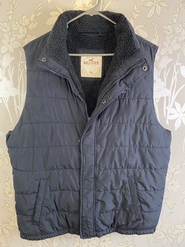 Hollister mens navy - navy, puffer