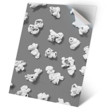 1 x Vinyl Sticker A2 - BW - Popcorn Cinema Boys #35585