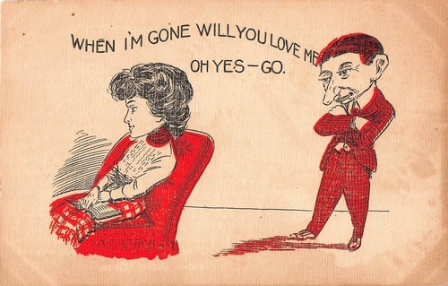 1909 comic man with huge - with,