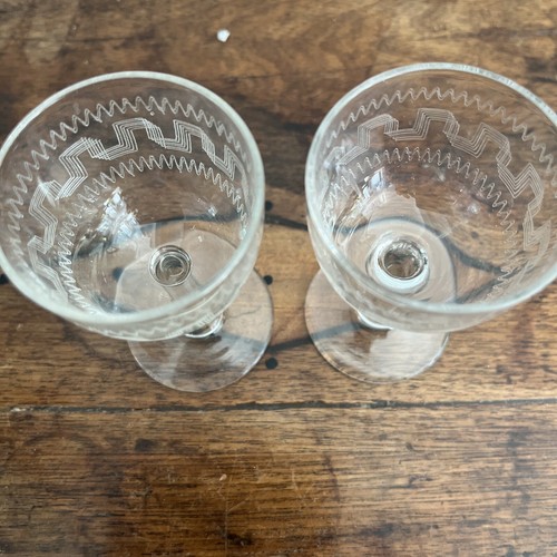 Antique edwardian etched - x,