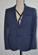 Mens Zara Man Navy Polyester