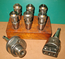 MOORE JIG BORER TOOLING 8PCS 3/8 -3PCS, 1/2 -3PCS, MOORE BORING HEAD+2-1/4CRALEY