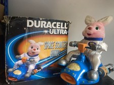Vintage DURACELL Ultra Space Scooter Bunny - in Box NEEDS ATTENTION