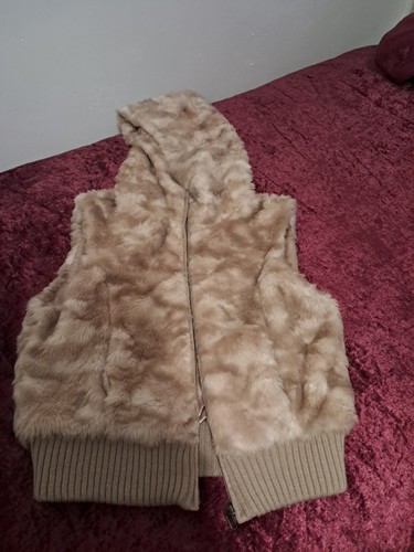 Faux fur gilet - gilet, 10/12