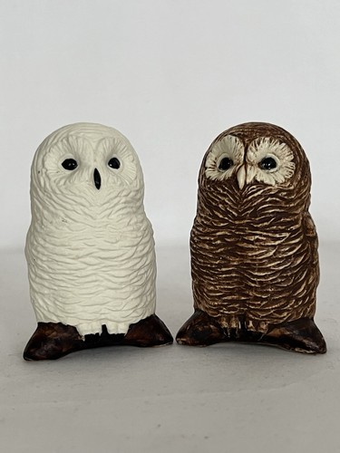 Vintage ceramic owl salt - ceramic,