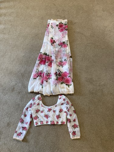 White pink floral - white/pink,