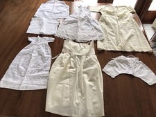Antique Vintage Baby Dolls Clothes Job Lot Mixed